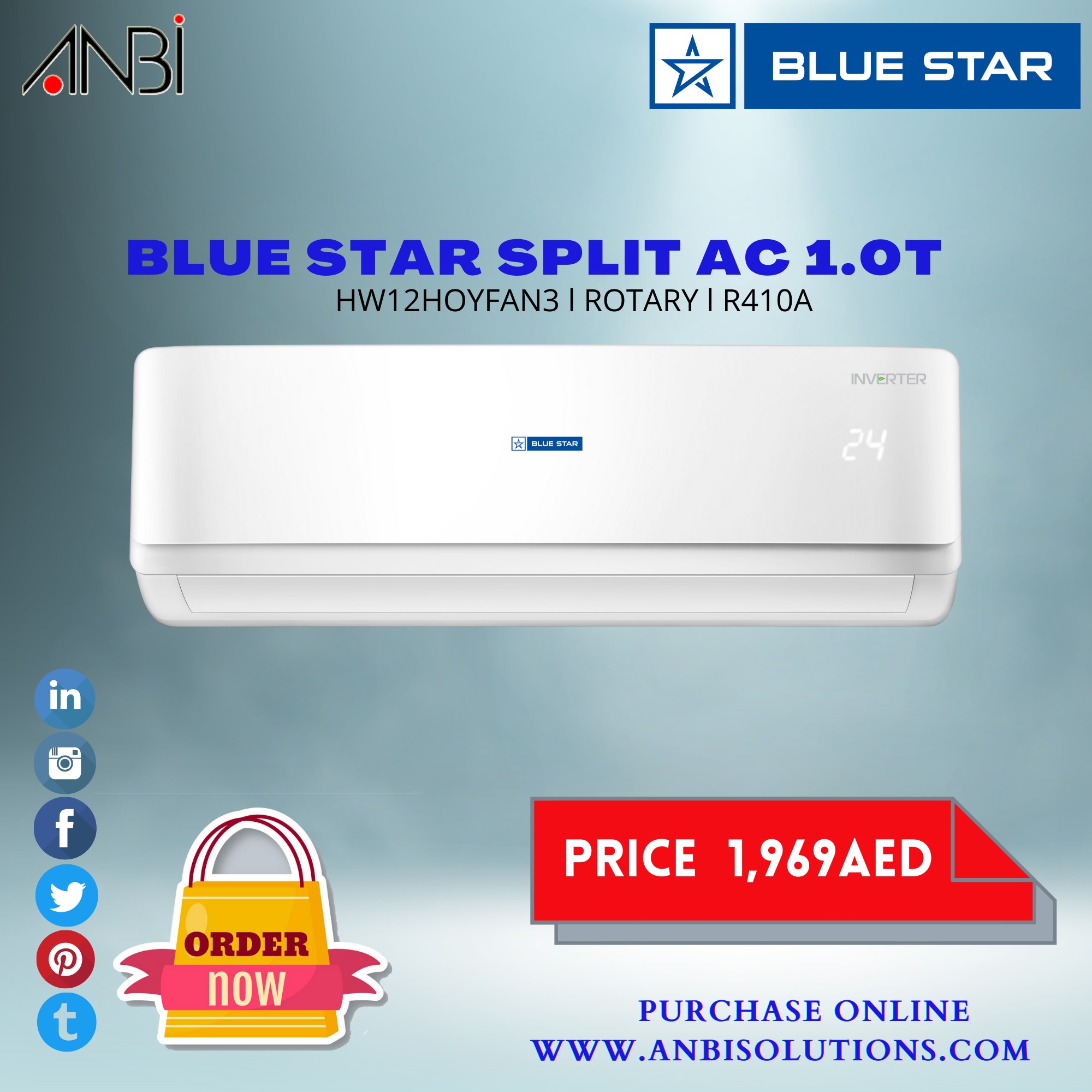 Blue Star – Air Conditioner HW18CXYFB3-01 1.5 Ton